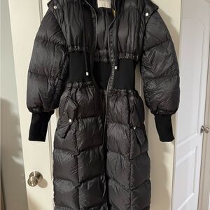 Moncler Black Puffer Coat